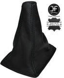 BLACK STITCH LEATHER MANUAL LEATHER GEAR GAITER FITS TOYOTA COROLLA VERSO 01-04