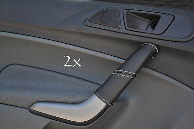 FITS FORD FIESTA MK7 08+ 2X DOOR HANDLE COVERS white CUSTOM NEW MADE IN UK