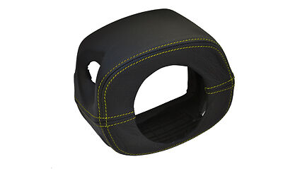 yellow stitch FITS MAZDA MX5 MK1 MIATA 90-97 STEERING WHEEL SHROUD COVER