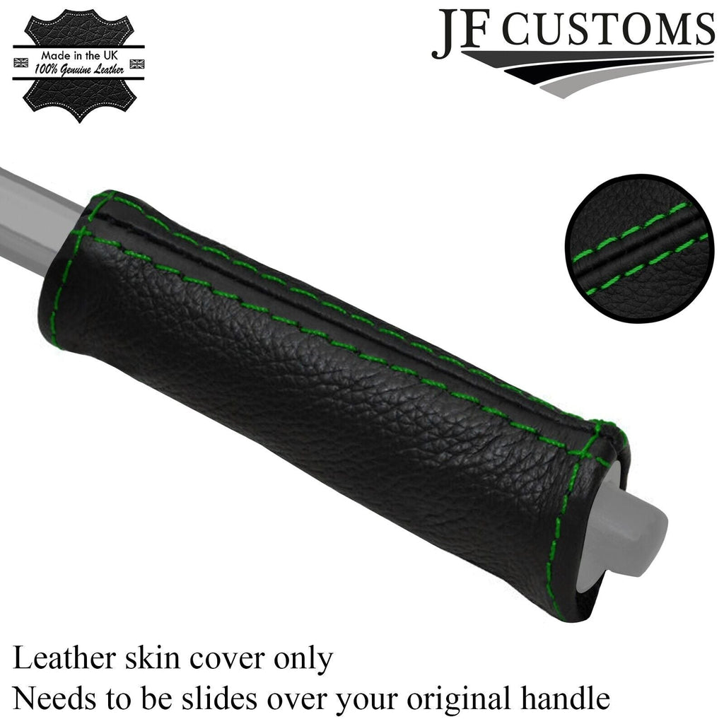 GREEN STITCH HANDBRAKE HANDLE SKIN COVER FITS DATSUN 240Z 260Z 280Z CUSTOM NEW