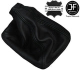 BLACK STTICH REAL LEATHER MANUAL GEAR LEVER GAITER FITS SAAB 900 CLASSIC 78-93