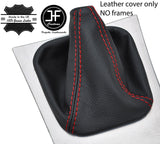 RED STITCH TOP GRAIN LEATHER MANUAL GEAR GAITER FOR MERCEDES C CLASS W203