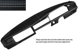 WHITE STITCHING DASH DASHBOARD LEATHER SKIN COVER FITS MERCEDES W201 190 190E