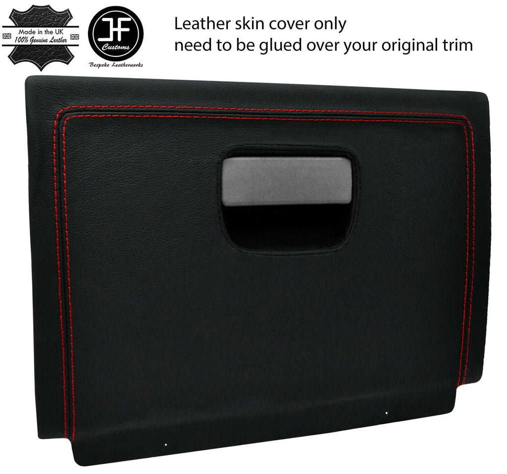 RED  STITCH LEATHER GLOVE BOX LID LEATHER COVER FITS FORD F150 F-150 2004-2008