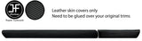 BLACK STITCH DASH DASHBOARD TRIM CARBON VINYL COVERS FOR RENAULT CLIO MK2 01-05