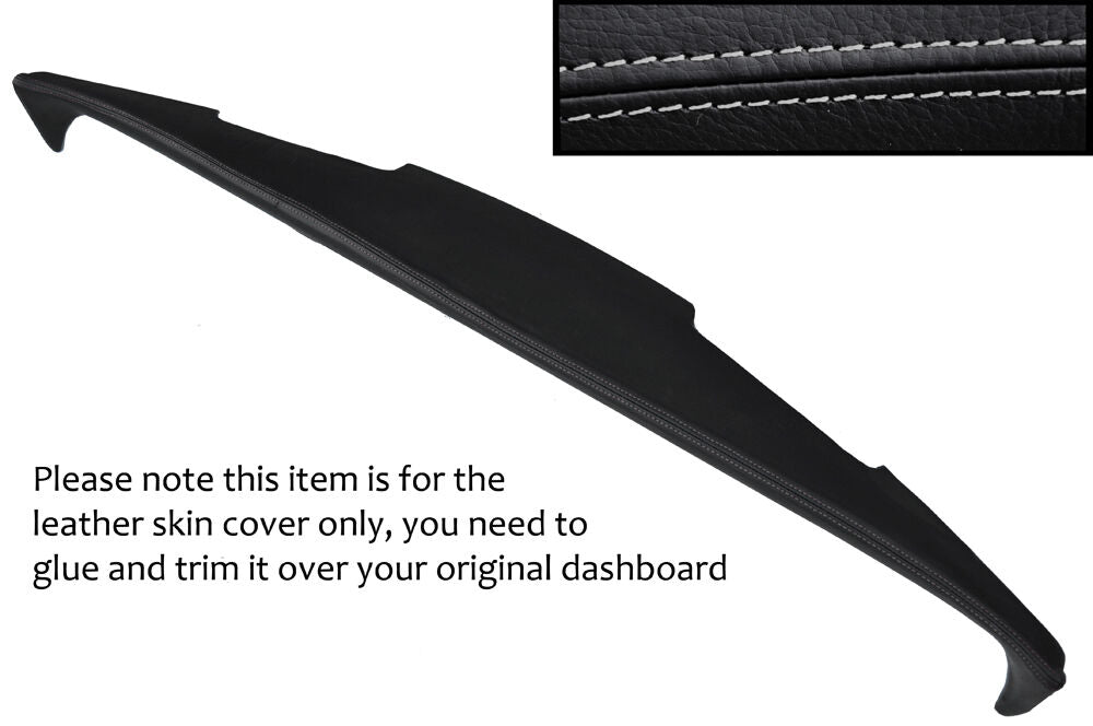 GREY STITCHING TOP DASH DASHBOARD LEATHER SKIN COVER FITS AUSTIN 1100 1300