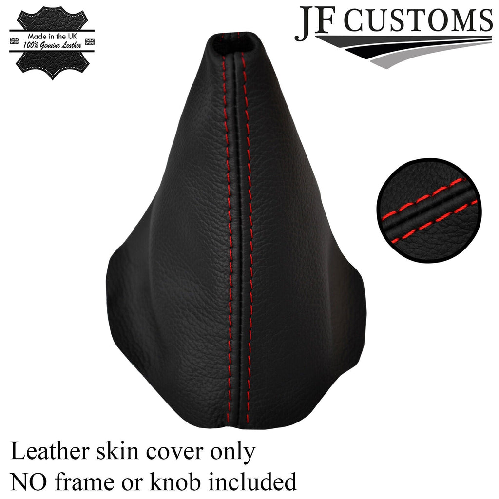 RED STITCH  FITS AUDI TT REAL LEATHER GEAR GAITER SHIFT BOOT 2006-2013