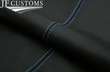 L BLUE STITCH LEATHER GEAR+HANDBRAKE GAITER SET FOR SUBARU IMPREZA WRX STI 15-18