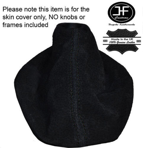 BLACK STITCHING  FITS VW VOLKSWAGEN GOLF Mk5 JETTA SUEDE GEAR STICK GAITER