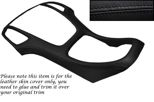 BLACK  STITCH CENTRE DASH SKIN COVER FITS VAUXHALL OPEL HOLDEN ASTRA J MK6 09-14