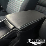 WHITE STITCH FOR TOYOTA CELICA 94-99 MK6 GEN6 ARMREST COVER CARBON FIBER VINYL