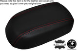 RED STITCHING LEATHER SKIN ARMREST SKIN COVER FITS HYUNDAI ELANTRA 00-06