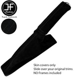 BLACK STITCH HANDBRAKE GAITER SUEDE COVER + HANDLE FITS ALFA ROMEO 156 98-02