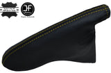 YELLOW STITCHING LEATHER HANDBRAKE GAITER FITS FORD FIESTA MK6 2002-2008
