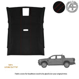 LUXE SUEDE HEADLINER COVER FITS FORD RANGER WILDTRAK 2019-2023