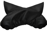 BLACK STITCH 2X MIRROR LEATHER SKIN PROTECTOR COVERS FITS CORVETTE C5 1997-2004