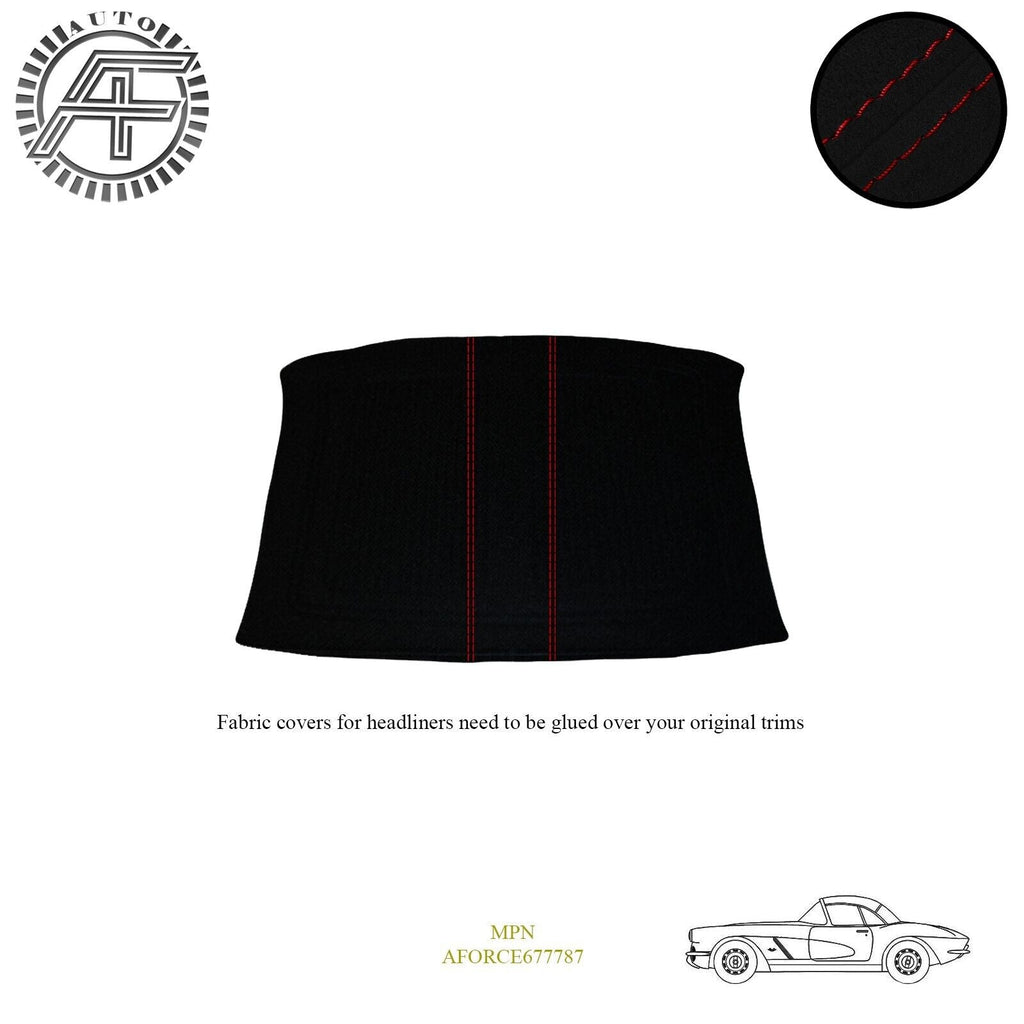 LUXE SUEDE HEADLINER COVER FOR CORVETTE C1 2-DOOR HARDTOP 1953-1962 MADE IN UK