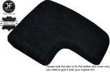 BLACK STITCH ARMREST LID SUEDE COVER FITS ALFA ROMEO 159 & BRERA  2005-2011