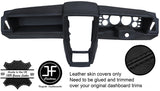BLACK STITCH REAL LEATHER 1 PIECE DASH DASHBOARD COVER FOR LOTUS ELITE ECLAT S1