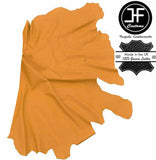 ORANGE LEATHER 20 SQ FT HALF HIDE QUALITY TOP GRAIN GENUINE LEATHER CUSTOM NEW