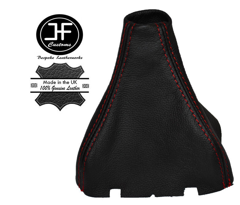 RED STICH LEATHER GEAR GAITER FITS SEAT LEON MK2 FR CUPRA TOLEDO MK3 ALTEA XL
