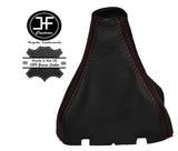 RED STICH LEATHER GEAR GAITER FITS SEAT LEON MK2 FR CUPRA TOLEDO MK3 ALTEA XL