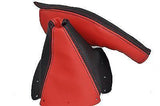 FITS MAZDA MX5 MK1  MIATA GEAR + HANDBRAKE GAITER 1989 - 1998 RED & BLACK COVER