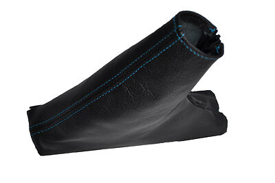 BLUE STITCHING FITS DODGE NITRO 2007-2012 LEATHER HANDBRAKE GAITER BOOT
