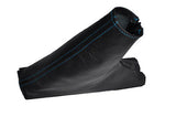 BLUE STITCHING FITS DODGE NITRO 2007-2012 LEATHER HANDBRAKE GAITER BOOT