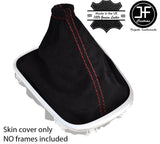 RED STITCH REAL SUEDE MANUAL GEAR GAITER FITS RENAULT KADJAR 2015-2019