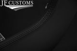 BLACK STITCH LEATHER CENTRE DASH CONSOLE COVERS FITS MERCEDES SLK R170 96-04