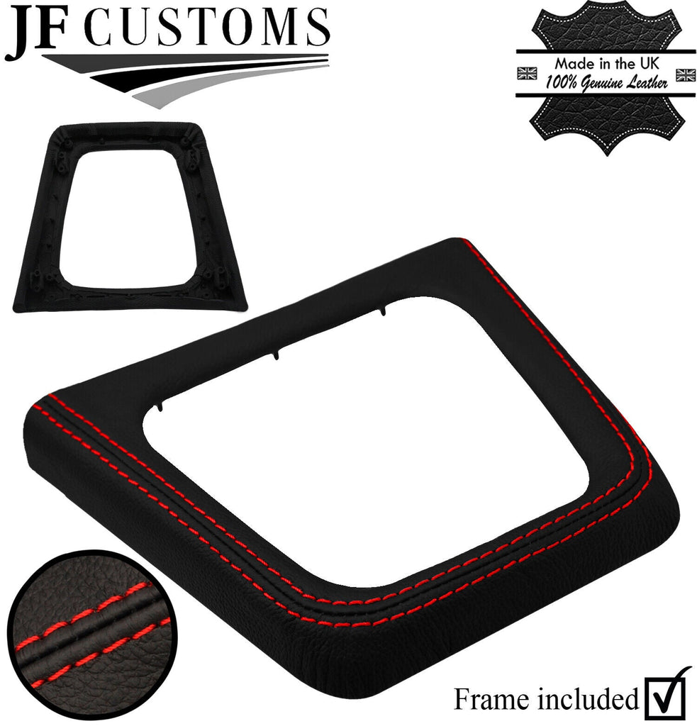 RED STITCH LEATHER GEAR SURROUND BASE FRAME FITS MAZDA RX7 FC3S 1986-1991