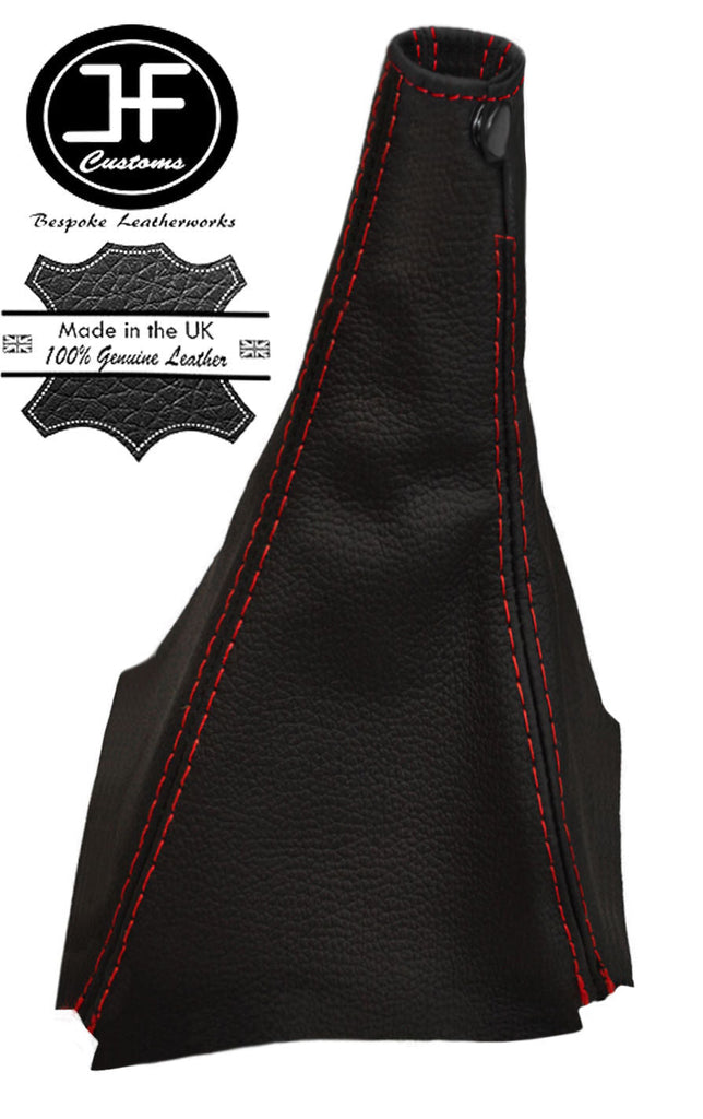 RED STITCH REAL LEATHER MANUAL 6 SPEED GEAR GAITER FITS X-TRAIL 2001-2003