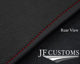 D RED DIAMOND STITCH VINYL 2X TAILORED FLOOR CARPET FOR SMART FORTWO 453 14-21