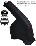 RED STITCHING LEATHER HANDBRAKE GAITER FITS HONDA CRV 2012-2016 CUSTOM NEW