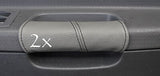 FITS MITSUBISHI COLT 04-08  2X DOOR HANDLE COVERS black CUSTOM NEW MADE IN UK