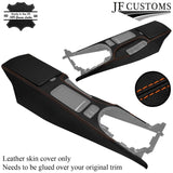 ORANGE STITCH CENTRE CONSOLE LEATHER COVER FITS NISSAN 350Z 33Z 05-09 FACELIFT