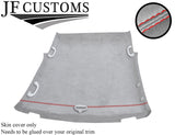 RED STITCH CABRIO HARDTOP ROOF HEADLINING L GREY LUXE SUEDE COVER FOR BMW E36