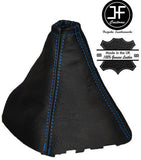 BLUE STITCHING GENUINE LEATHER GEAR GAITER FITS FORD TRANSIT VAN BUS 2006-2013