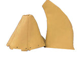 FITS MAZDA MX5 MIATA MK1 GAITER SET  CREAM LEATHER NEW CUSTOM NEW MADE IN UK
