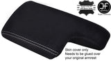 GREY STITCH REAL SUEDE ARMREST LID COVER FITS MERCEDES A CLASS W169 2004-2012