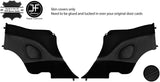 BLACK STITCH REAR QUARTER LUXE SUEDE NAPPA COVER FOR PORSCHE CARRERA 997 CABRIO