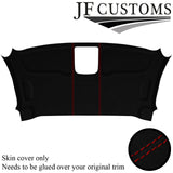 D RED STITCH SUEDE FRONT ROOF HEADLINER COVER FOR MERCEDES VITO 14-21 VAN
