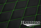 GREEN DIAMOND VINYL 2X TAILORED FLOOR CARPETS FOR SMART ROADSTER 03-07 JF1