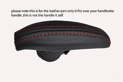 red stitching FITS VW TYPE 2 68-79  HANDBRAKE HANDLE LEATHER COVER ONLY