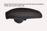red stitching FITS VW TYPE 2 68-79  HANDBRAKE HANDLE LEATHER COVER ONLY