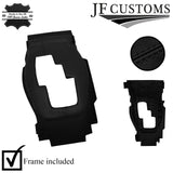 BLACK STITCH AUTO AUTOMATIC GEAR SURROUND COVER+FRAME FOR NISSAN GTR R35 17-21