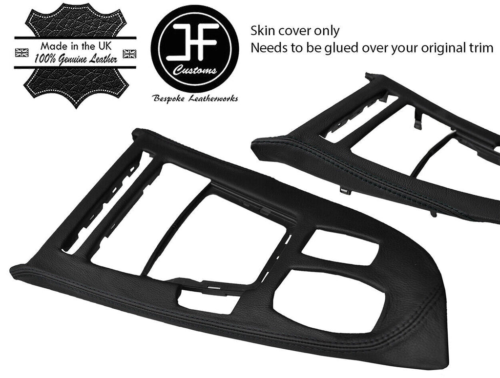 BLACK STITCH GEAR SURROUND TRIM LEATHER COVER FITS BMW Z4 E89 2009-2016