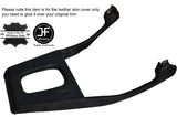 BLACK STITCH AIR CON GEAR SURROUND LEATHER COVER FITS BMW 5 SERIES E28 81-87