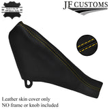 YELLOW STITCHING FITS BMW MINI R50 R53 HANDBRAKE COVER LEATHER 2001-2006 NEW